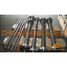 Single Extruder Screw Barrel for Plastic Recyling Screw Extruder Machine